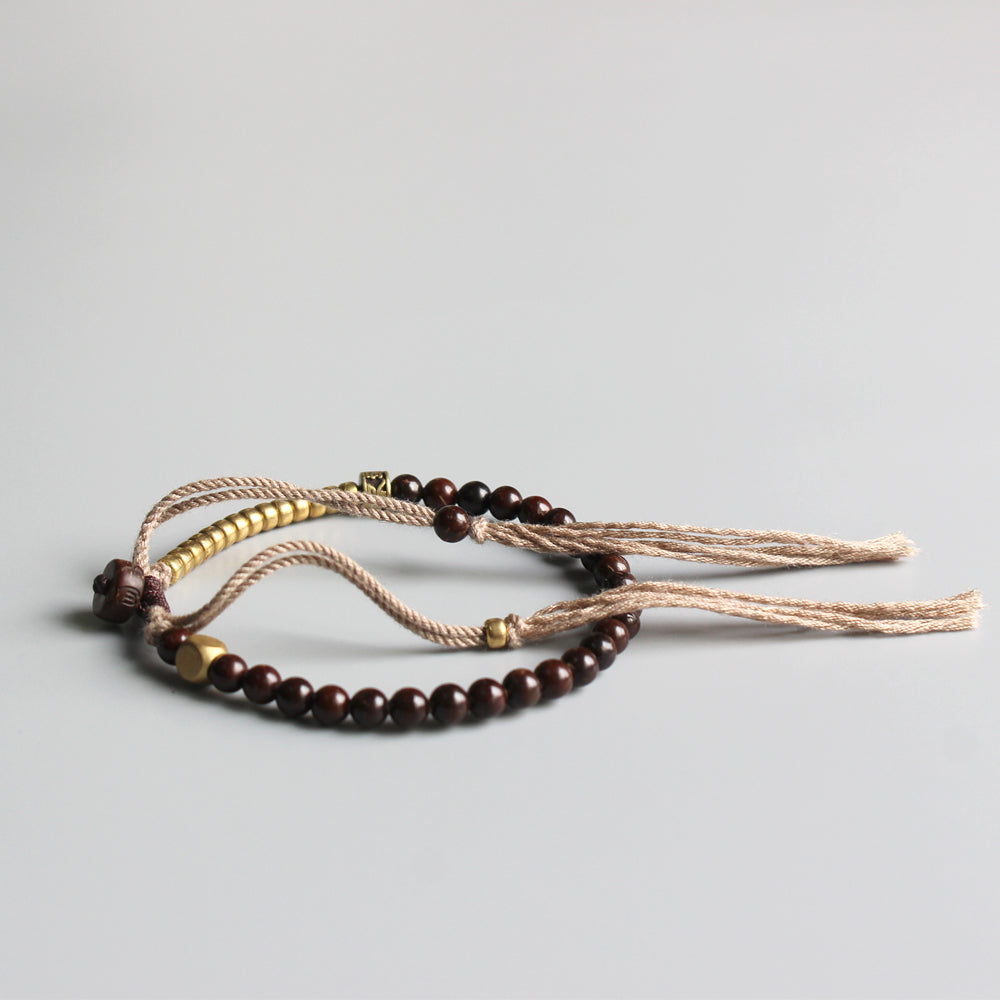 Tibetan Beads Copper Bracelet