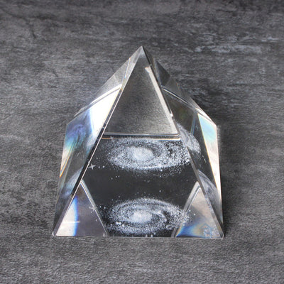 Healing and Protection Crystal Galaxy Pyramid