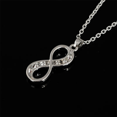 Silver Infinity Chakra Pendant Necklace