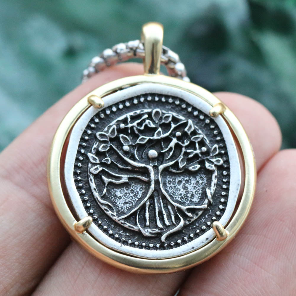 Tree of Life Ancient Medallion Necklace – Project Yourself