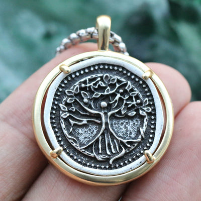 Tree of Life Ancient Medallion Necklace