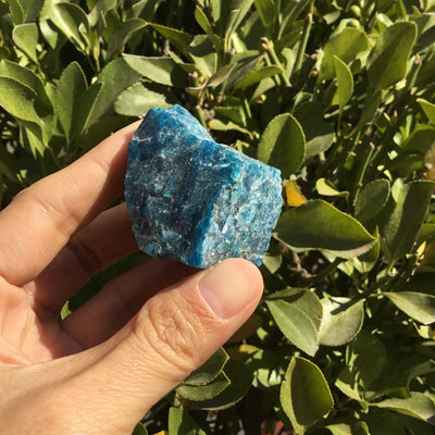 The Stone of Achievement Natural Blue Apatite