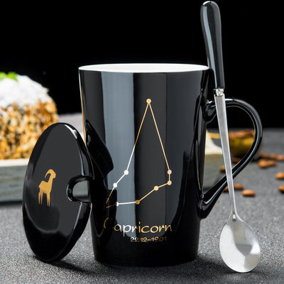 Zodiac Star Constellation Ceramic Mug Set