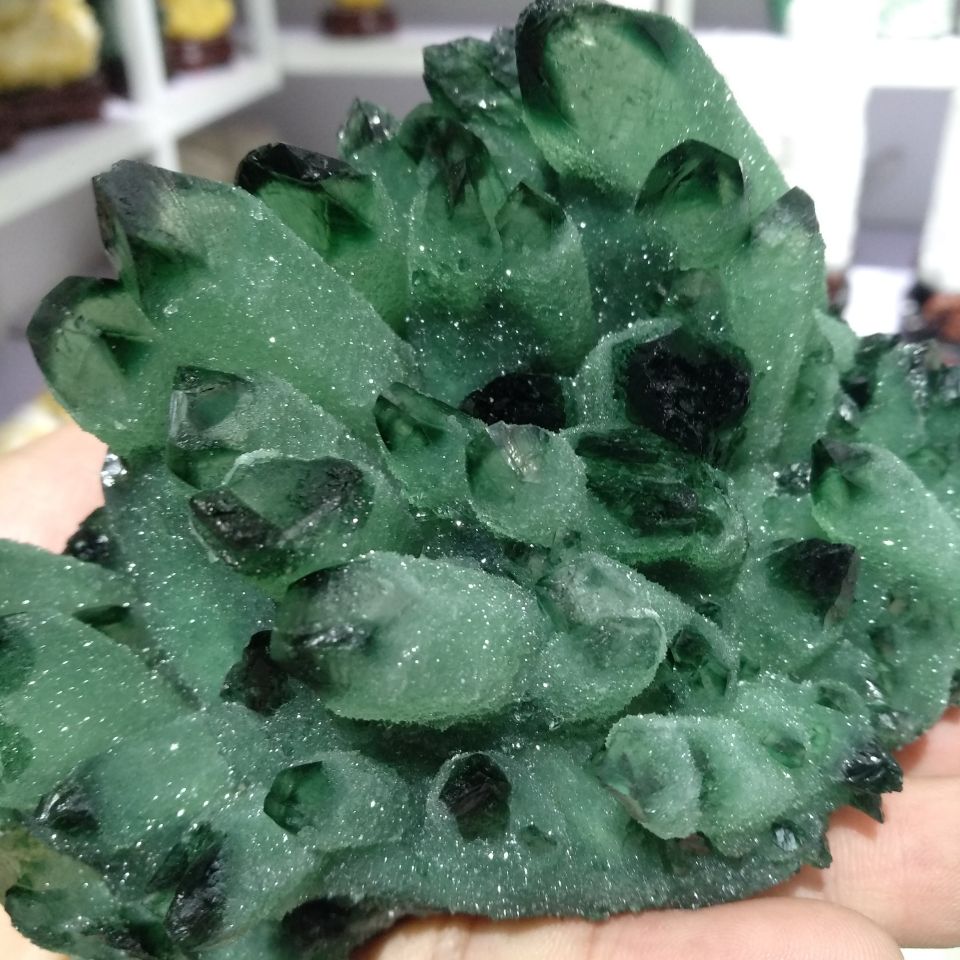 Green Phantom Quartz Crystal