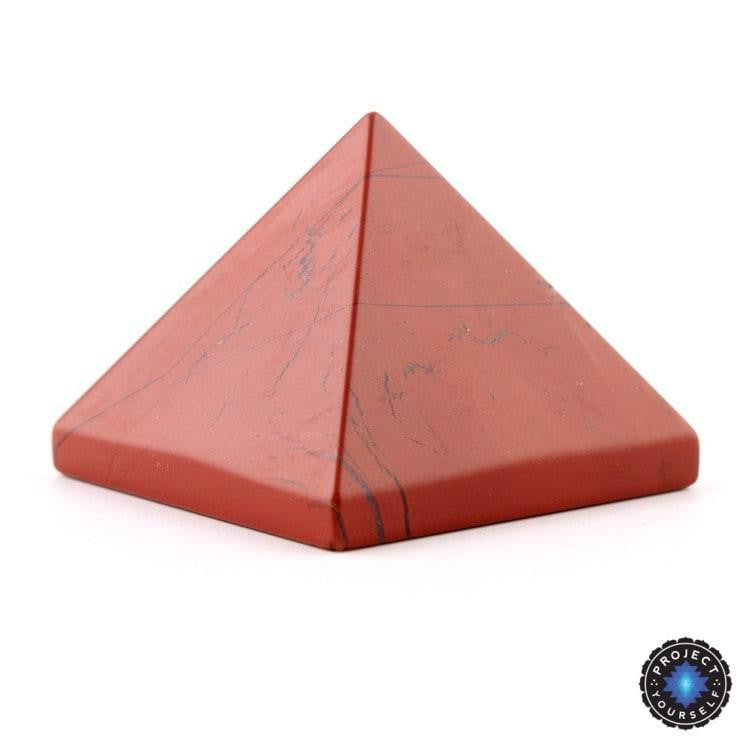 Reiki Charged Crystal Stone Pyramids Red Jasper Crystals