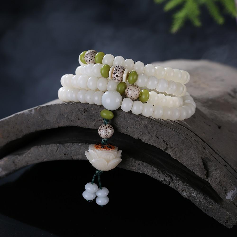 Lotus Bodhi Seed 108 Mala – Project Yourself