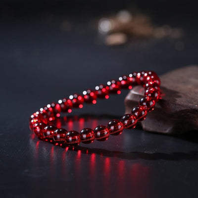 ROXY Natural Clear Garnet Beads Bracelet Bracelet