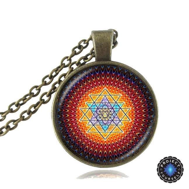 Yantra Pendant  Sacred Sri Yantra Necklace – Project Yourself