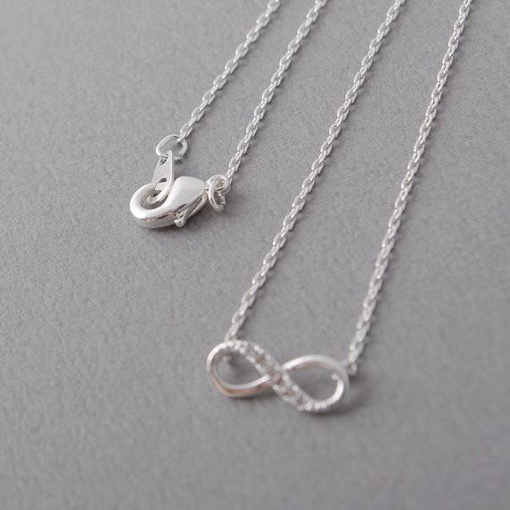 Sparkling Infinity Necklace Necklace