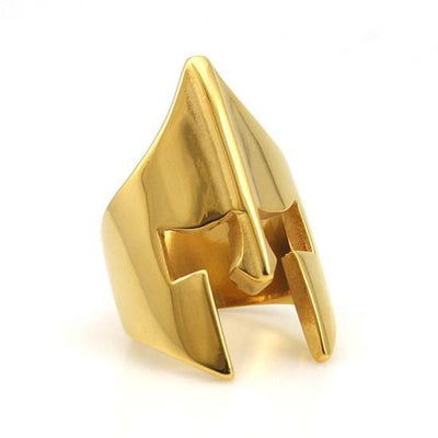 Stainless Steel Spartan Ring Gold / 10 Rings