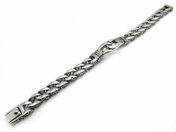 Stainless Steel Totem Curb Bracelet Bracelet