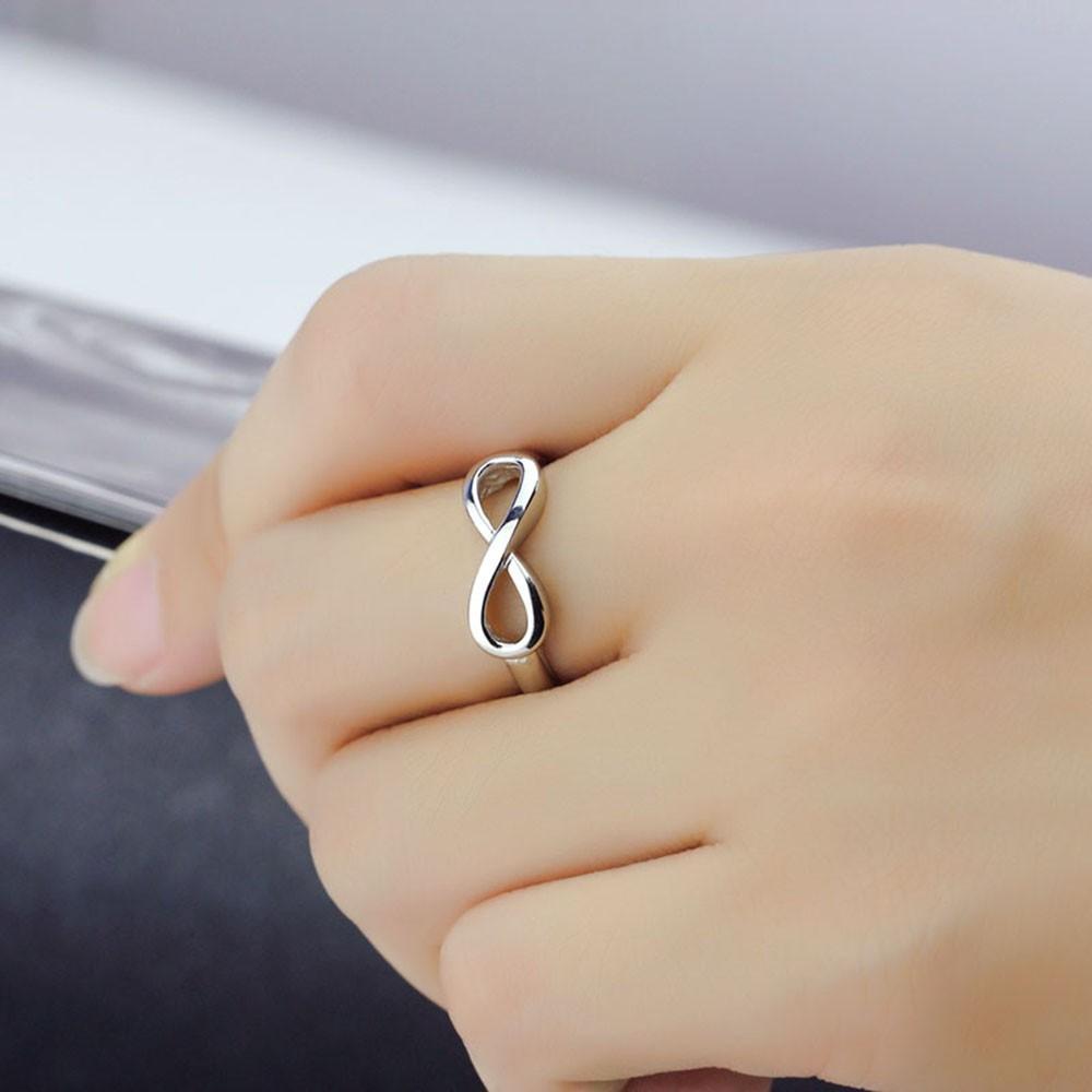 Sterling Silver Classic Infinity Ring Rings