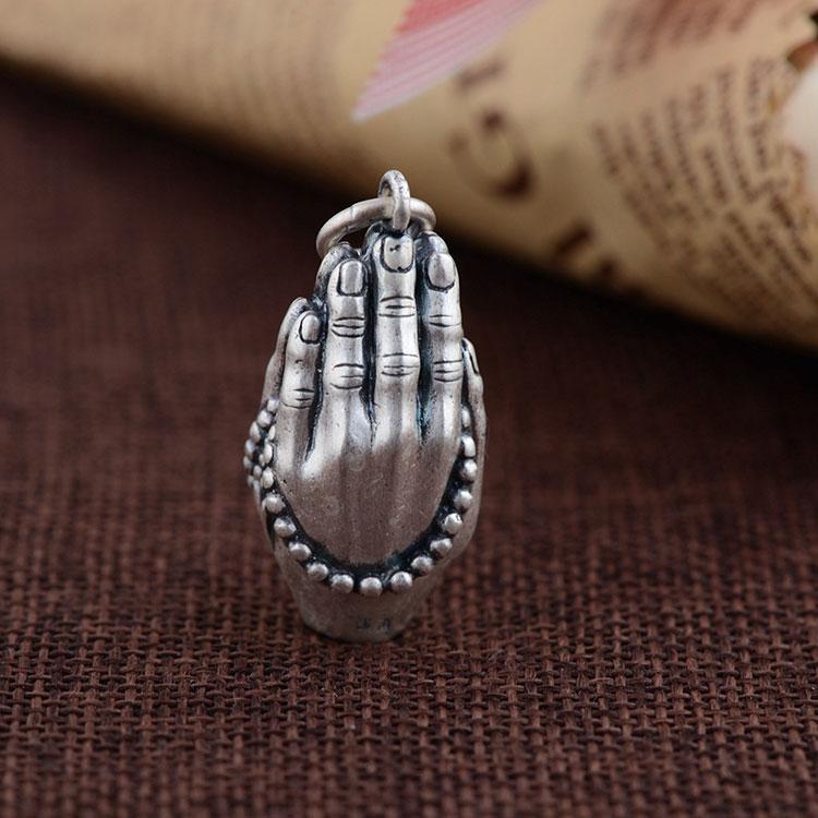 Sterling Silver Prayers of Buddha Pendant – Project Yourself