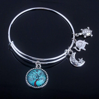 Stunning Tree of Life Adjustable Charms Bangles Bracelet Bracelet