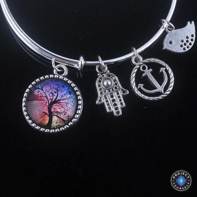Stunning Tree of Life Adjustable Charms Bangles Bracelet Style 13 Bracelet