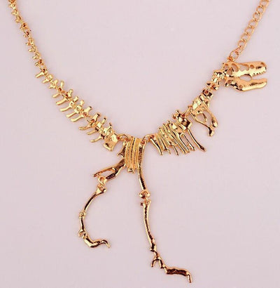 T-Rex Skeleton Necklace Necklaces