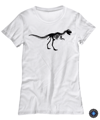 T-Rex T-Shirt Women's Tee / White / sml Shirt / Hoodie
