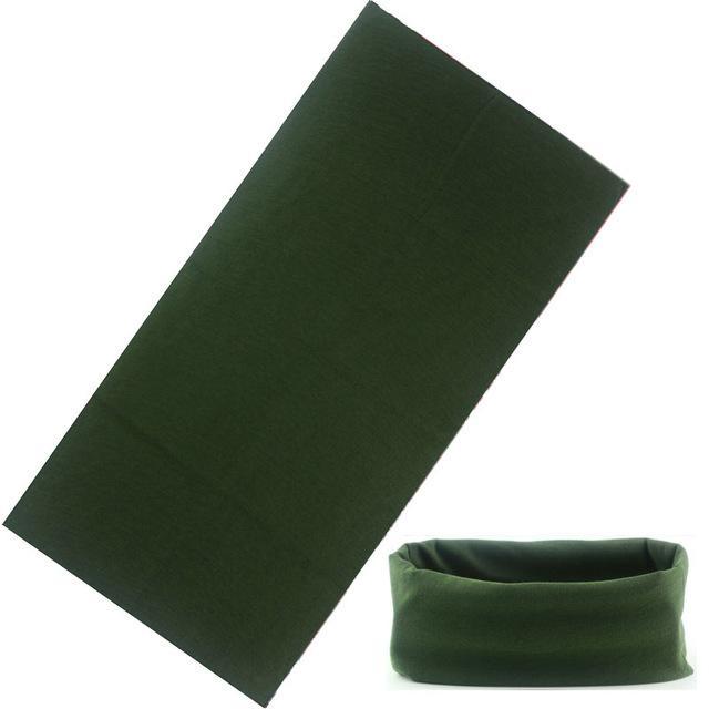 Yoga Stretch Headwrap Headband Bandana Army Green Headband