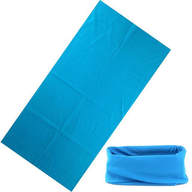 Yoga Stretch Headwrap Headband Bandana Bright Blue Headband