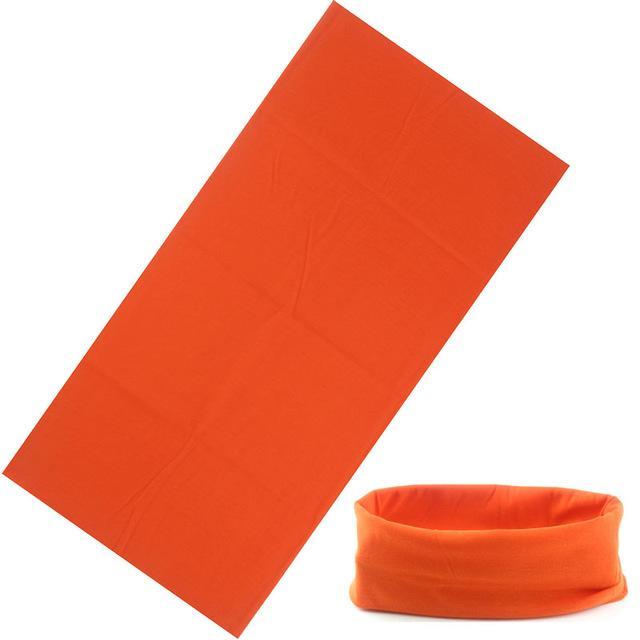 Yoga Stretch Headwrap Headband Bandana Orange Headband