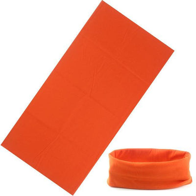Yoga Stretch Headwrap Headband Bandana Orange Headband