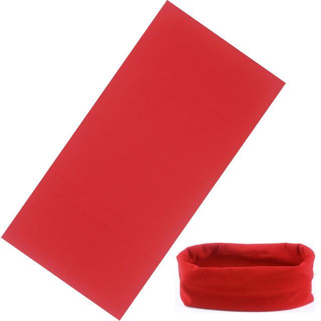 Yoga Stretch Headwrap Headband Bandana Red Headband