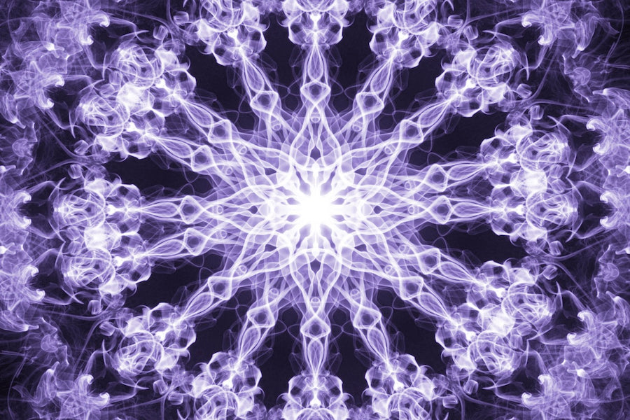 Mandalas — symbolizing the belief that life is never ending